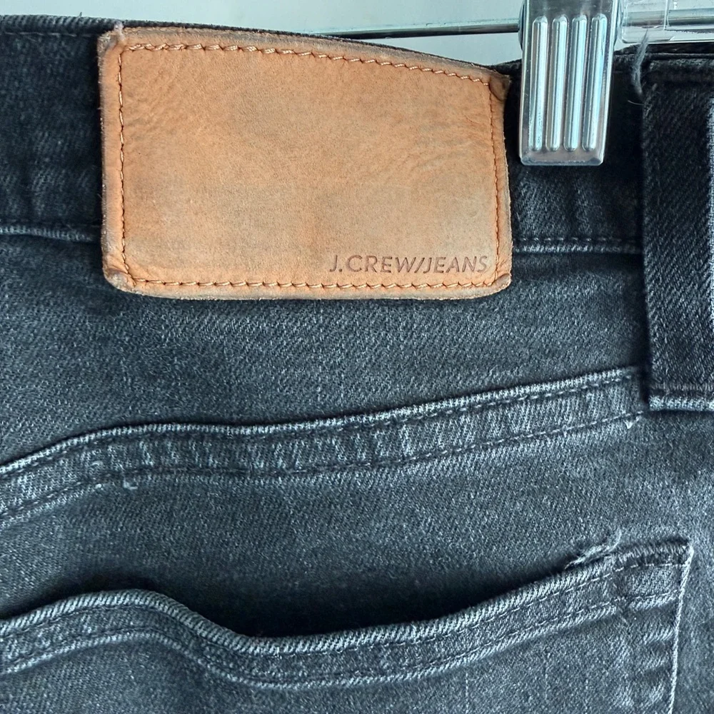 Mens J. Crew Men's Blavk Denim Slim Jeans, 32x30
